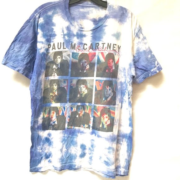 Paul McCartney Tops - Paul McCartney Size Medium Soft Cotton Tee Shirt TShirt Tie Dyed 2014 Concert